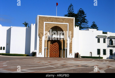Bab er Rouah Royal Palace Tetouan Platz Hassan II quadratische Tetuan Tanger-Tétouan Nordwesten Marokko Marokko in Nordafrika Stockfoto