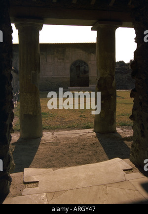 Charakteristische Ansicht von Herculaneum Ruinen Pompei Scavi Naples Napoli Campania Süditalien italienischen Halbinsel Italia Europa Stockfoto