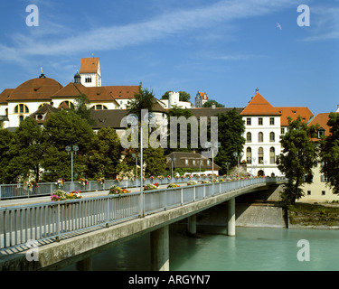 DE - Bayern: Füssen Stadt & am Lech Stockfoto