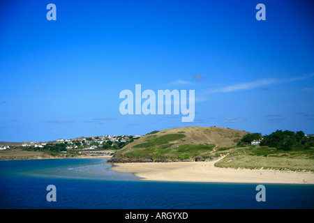 Blick über die Kamel-Mündung in Cornwall 2 Stockfoto