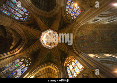 "Ely Kathedrale" Innenministerium der Heiligen und ungeteilten Dreifaltigkeit von Ely Cambridgeshire East Anglia England UK Stockfoto