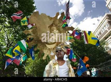 Notting Hill Carnival Europas größte Straßenfest findet statt am Wochenende Ende August Bank Holiday Stockfoto