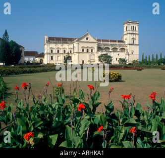 Die Kathedrale (Se), Old Goa (Velha Goa), Goa, Indien Stockfoto