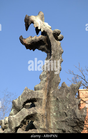 Wawel-Drachen Wawel Hügel Krakau Polen Stockfoto