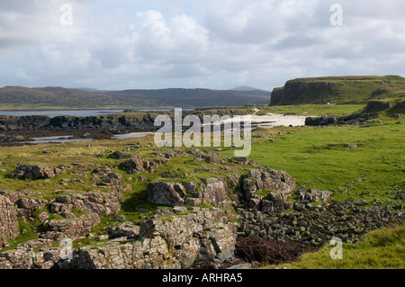 Isle of Mull aus Rhuba eine Aird hin Ardnamurchan Halbinsel Stockfoto