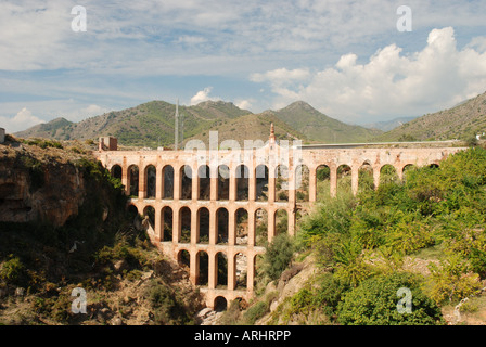 Aquädukt in Nerja, Spanien Stockfoto