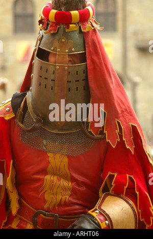 Arezzo Toskana Giostra Saraceno Saracino Stockfoto