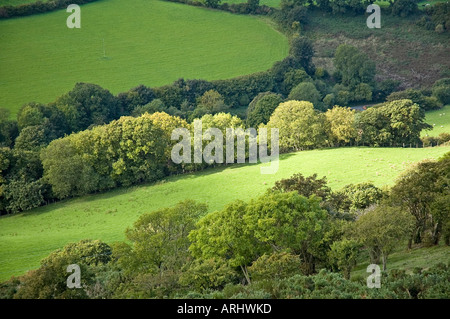 Landschaft-Szene oben Colwyn Bay, North Wales Stockfoto