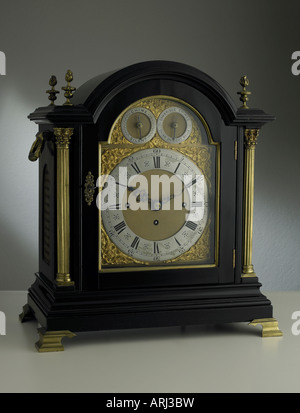 Viktorianischen, dreifache Schnecke Bracket Clock, um 1870 Stockfoto