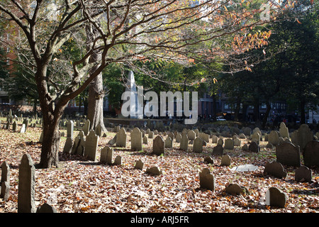 Kornkammer Gräberfeld. Boston, Massachusetts, Neuengland, USA Stockfoto