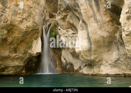 Wasserfall in Andalusien, Spanien Stockfoto