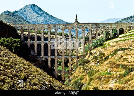 Römisches Aquädukt in Nerja, Spanien Stockfoto