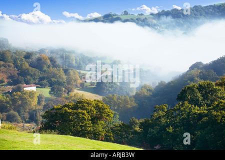Landschaft in den Pays Basque Frankreich Stockfoto
