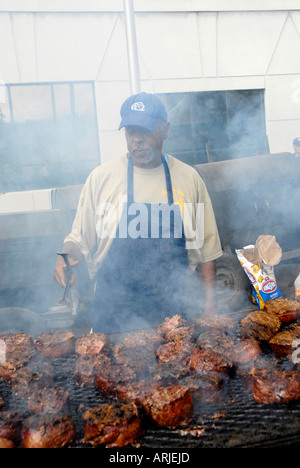 Arts Beats isst Oakland County Stadt Pontiac Michigan MI Sommerfest der Kunst Musik Essen und Gemeinschaft Stockfoto