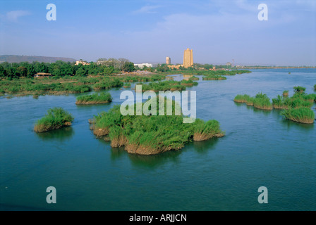 Fluss Niger, Bamako, Mali, Afrika Stockfoto