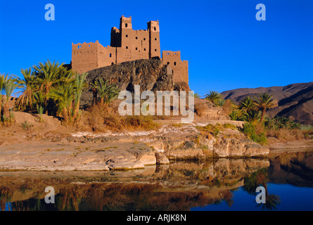 AIT Hamou Ou sagte Kasbah, Draa-Tal, Marokko, Nordafrika Stockfoto