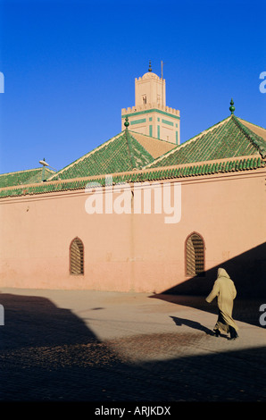 Ali Ben Youssef Medersa, Marrakesch (Marrakech), Marokko, Afrika Stockfoto