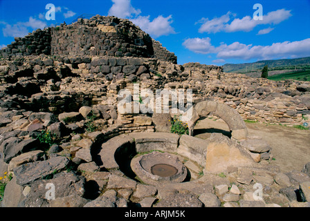 Barumini Nuraghe Su Nuraxi, Sardinien, Italien, Europa Stockfoto