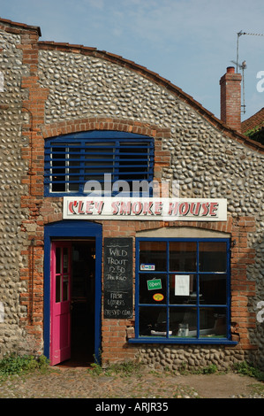 Cley Räucherei, Cley, Norfolk, England, Vereinigtes Königreich Stockfoto