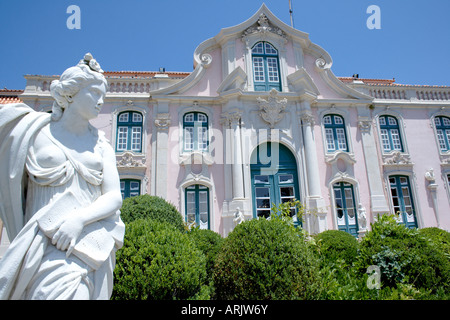 Queluz Palast, einst die Sommerresidenz der Braganza Könige, Queluz, in der Nähe von Lissabon, Portugal, Europa Stockfoto