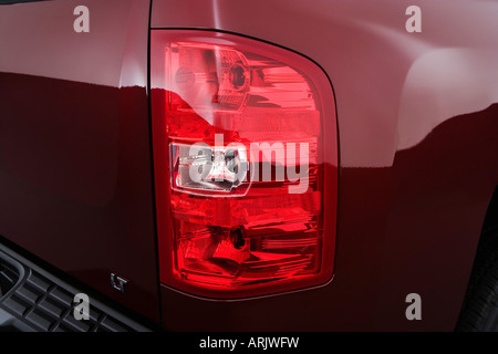 2008 Chevrolet Silverado 1500 LT1 rot - Rücklicht Stockfoto