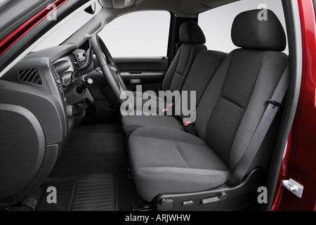 2008 Chevrolet Silverado 1500 LT1 Rot - Front-Sitze Stockfoto