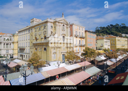 Cours Saleya, Nizza, Provence, Frankreich Stockfoto