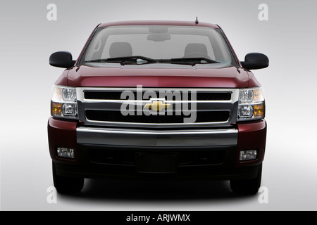 2008 Chevrolet Silverado 1500 LT1 rot - Low/Wide Front Stockfoto