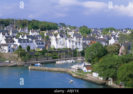 Hafen von Le Bono, Golfe du Morbihan (Golf von Morbihan), Bretagne, Frankreich Stockfoto