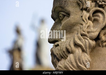 Büsten von Philosophen außerhalb der Sheldonian Oxford Stockfoto