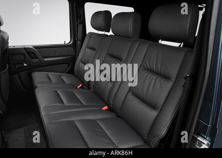 2008 Mercedes-Benz G-Klasse G55 AMG Kompressor grau - hintere Sitze Stockfoto