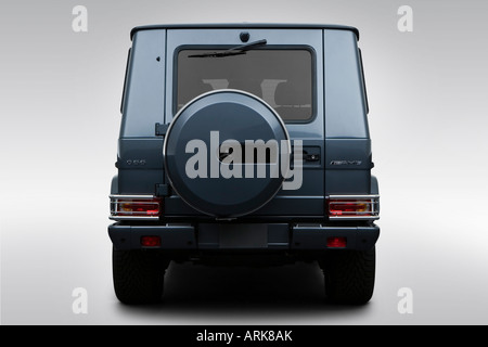 2008 Mercedes-Benz G-Klasse G55 AMG Kompressor grau - Low/Wide hinten Stockfoto