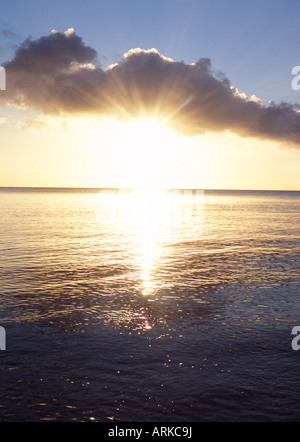 Sunset Beach, Ile Des Pins, Neukaledonien Stockfoto