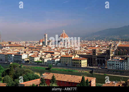 Blick über die Stadt Skyline, Florenz, Toskana, Italien, Europa Stockfoto