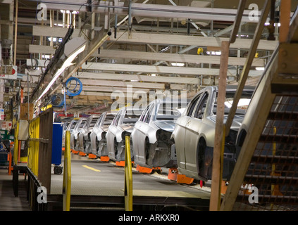 DaimlerChrysler Sterlinghöhen Montagewerk Stockfoto