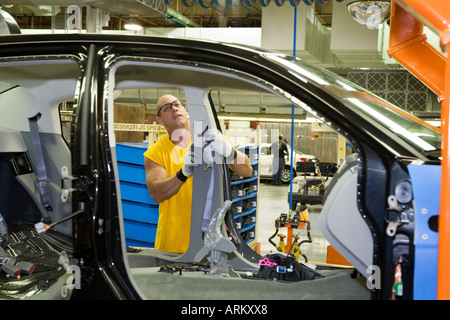 DaimlerChrysler Sterlinghöhen Montagewerk Stockfoto