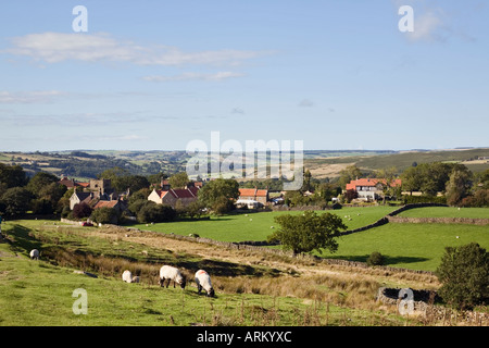 Dorf auf Moor in North York Moors National Park. Goathland North Yorkshire Moors England UK Großbritannien Stockfoto