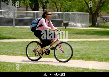 Studentische Aktivitäten auf dem Campus der University of Notre Dame in South Bend, Indiana IN Stockfoto