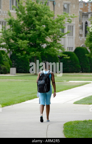 Ethnische studentische Aktivitäten auf dem Campus der University of Notre Dame in South Bend, Indiana IN Stockfoto