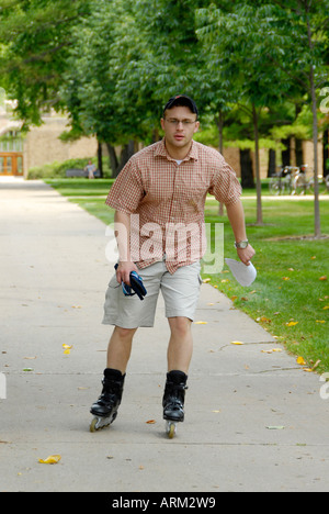 Studentische Aktivitäten auf dem Campus der University of Notre Dame in South Bend, Indiana IN Stockfoto