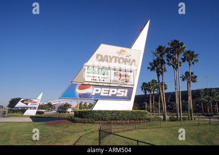 Berühmten Daytona Speedway in Daytona, Florida Stockfoto