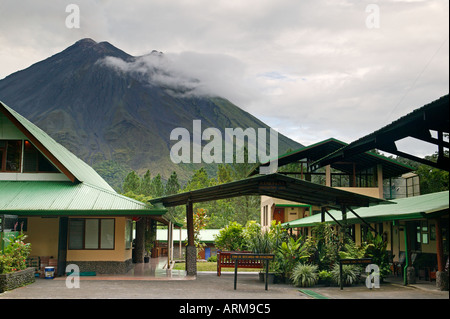 Arenal Observatory Lodge wurde ursprünglich vom Smithsonian Institute für Wissenschaftler verwenden, um den Arenal Vulkan C beobachten Stockfoto