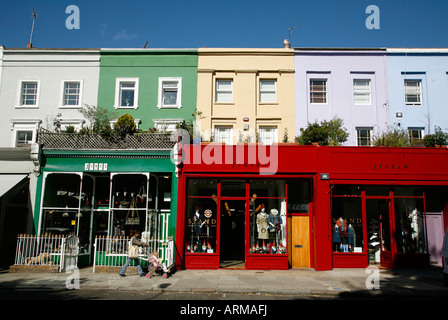 Westbourne Grove in Notting Hill, London Stockfoto