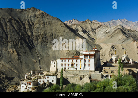 Lamayuru Gompa (Kloster), Gästehaus, Ladakh, indischen Himalaya, Indien, Asien Stockfoto