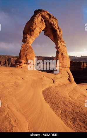 Delicate Arch, Arches-Nationalpark, Utah, Vereinigte Staaten von Amerika, Nordamerika Stockfoto