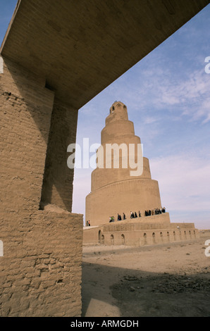 Al Malwuaiya-Turm (Malwiya) (Minarett), Samarra, Irak, Nahost Stockfoto