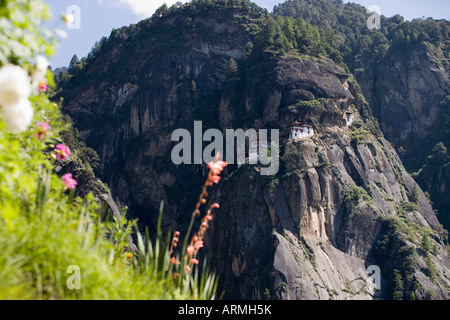 Taktshang Goemba (Tiger es Nest) Kloster, Paro, Bhutan, Asien Stockfoto