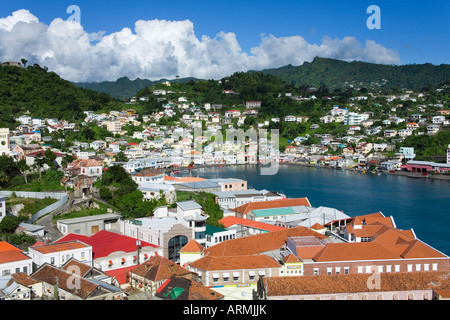 Carenage Hafen, St. George's, Grenada, Windward-Inseln, kleine Antillen, West Indies, Karibik, Mittelamerika Stockfoto