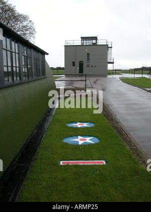 Basis der US Air Force blutigen 100. in Thorpe Abbotts in Norfolk, Großbritannien Stockfoto