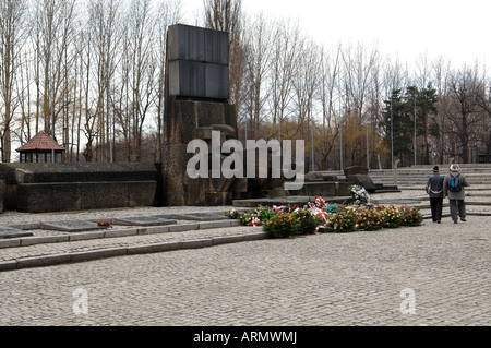 International-Denkmal für die Opfer des Faschismus Auschwitz Birkenhau Stockfoto